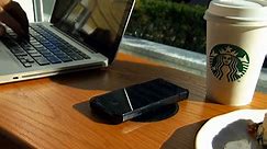 Starbucks offers wireless phone chargers