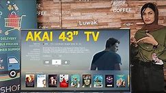Unboxing and Review of New AKAI 43-Inch LED Smart TV