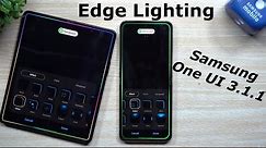 Updated Edge Lighting - Samsung One UI 3.1.1