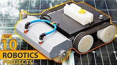 Top 10 Robotics Projects Ideas | DIY Robotics 2022