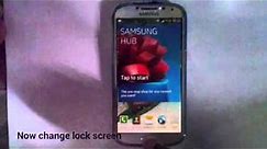 How to Change Wallpaper (Home Screen and Lock Screen) on Samsung Galaxy s4