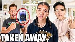 Took Teens Phones Away!! Surprising w/ NEW iPhone 14!