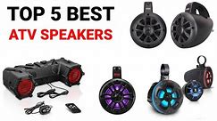 Best ATV Speakers Review [Top 5 Best ATV Speakers on the Market]💯💯