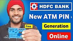 HDFC ATM Pin Generate Online | HDFC bank ATM Pin Generation Online | #hdfcbank