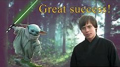 Baby Yoda Training With Luke With Subtitles | Baby Yoda meme