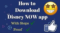 How to download Disney NOW App in India || DisneyNOW App || With Steps || in English