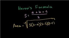 Heron's formula