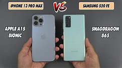 iPhone 13 Pro max vs Samsung Galaxy S20 FE | SpeedTest and Camera comparison
