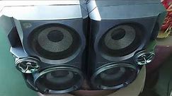 Sony speaker bass test