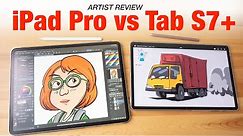 iPad Pro vs Tab S7+ (Artist Review)