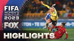 Sweden vs. Italy Highlights | 2023 FIFA Women's World Cup