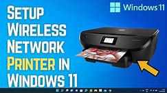 How to Setup Wireless Printer in Windows 11