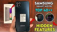 Samsung Galaxy A22 5G Top 40++ Hidden Features | Samsung Galaxy A22 Tips & Tricks | Samsung A22 5G