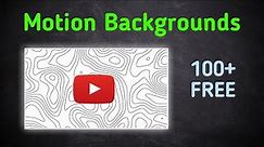 Use these 5 websites to get Motion Background Videos for Youtube (GIVEAWAY)