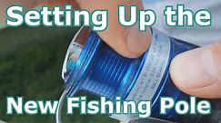 How to String, Rig, and Set Up a New Fishing Rod with Line, Bobber, Weights, and Hook
