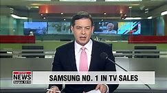 Samsung Electronics took 29% of global TV market share by sales in 2018