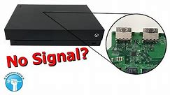 Xbox One X No Signal HDMI Repair - Black Screen of Death