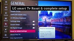 LG Smart TV: How to Factory Reset Back to Default Settings as if Brand New Out of the Box #lgtv