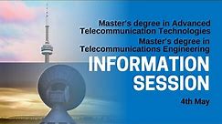 Information Session: Telecommunications Masters ETSETB UPC