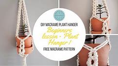 Macrame Plant Hanger Tutorial - Macrame Project -DIY Plant Hanger Tutorial