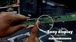 sony led tv broken display change convert to lg panel but come to 5 Times blinking error || paneliD