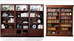 40+ Wooden bookcase designs || Bookshelf design ideas || Modern bookshelf, Antique book shelf