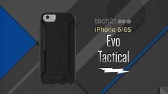Tech21 Evo Tactical Black Case For iPhone 6/6s T215099 - Overview