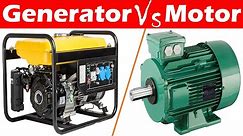 Differences between Generator and Motor.