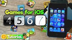 A ton of games for your iOS 4, 5, 6 iPod Touch & iPhone & how to get them!
