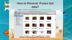 How to Recover iPhone Contacts from iTunes Backup