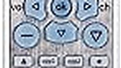 GE Big Button Backlit Universal Remote Control for Samsung, Vizio, Lg, Sony, Sharp, Roku, Apple TV, TCL, Panasonic, Smart TVs, Streaming Players, Blu-Ray, DVD, 6-Device, Silver, 33712