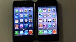 iPhone 3GS Comparison 2020 iOS 5 vs iOS 6