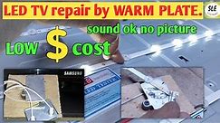 How To Fix A Led Tv With Sound But No Display | Cheap And Easy Tv Backlight Repair | SLE electronic