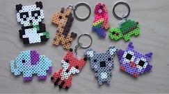 Easy Perler Bead Animal Keychains & Magnets #1