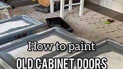 Don’t jump into painting your cabinet doors!!!!! #cabinetpainting #kitchencabinets #diyproject