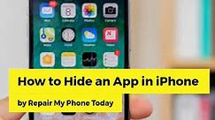 How to hide apps from iphone
