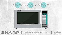 Sharp 1000W Commercial Microwave (279-R21LVF)
