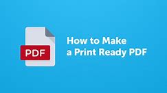 How to Make a print-ready PDF