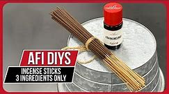 How to Make Incense Sticks for Beginners | EASY