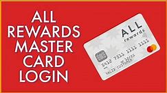 How to Login All Rewards MasterCard Account Online 2023?