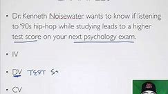 AP Psychology - Research Methods - Practice w/ Independent & Dependent Variables