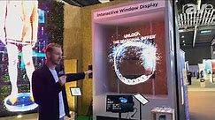 ISE 2023: HYPERVSN Demonstrates Holographic Interactive Window Display for Customer Experience