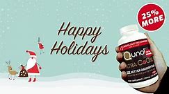 Qunol - Happy Holidays from Qunol! Enjoy 25% more of our...
