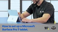 Tech Tips: How to set up a Microsoft Surface Pro 7.