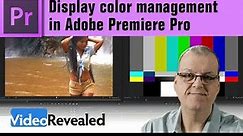 Display color management