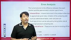 Numerical Analysis 2.0 | Error Analysis | Definition and its Type by GP Sir