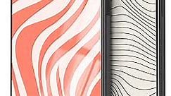 Zebra Patterns Phone Cases for Girls iPhone 5 6 7 8 11 12 13 14 Pro Max Plus Mini Xr Xs SE, Samsung A02 A10 A13 A42 A51 A52 A53 A73 S20 S21 S22 S23, Moto G Stylus Edge Series, Pixel 7 7Pro (Orange)