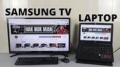 How to Connect Samsung TV to Laptop HDMI