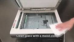 How To Clean Glass - Sharp MFP - 30/50/60/70
