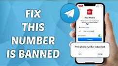 How to Fix This Number is Banned on Telegram - Quick and Easy Guide!